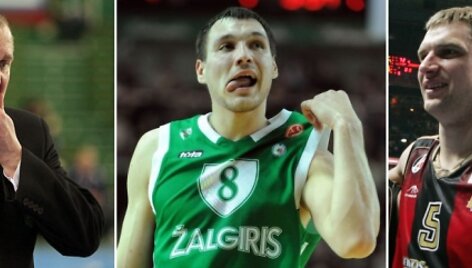 Virginijus &Scaron;e&scaron;kus, Jonas Mačiulis ir Andrius &Scaron;ležas.