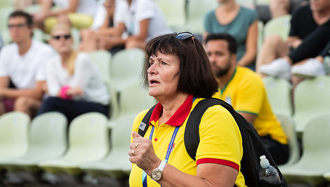 Ievos Zarankaitė trenerė ir mama Vita Zarankienė