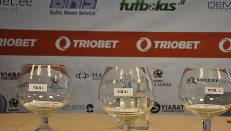 Baltijos lygos burtai pirmadienį buvo traukiami Rygoje