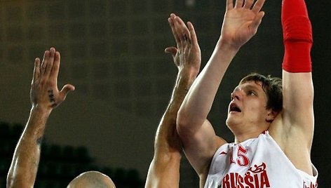 Į sunkią pergalę Europos čempionus vedė T.Mozgovas - 25 tašakai ir 11 atkovotų kamuolių