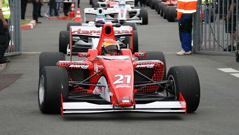 K.Vasiliausko laikas sekmadienio kvalifikacijoje - 1 min. 38,002 sek.