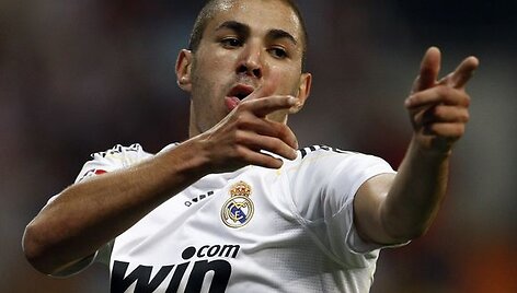 K.Benzema nepatenkintas jam skiriamu žaidimo laiku