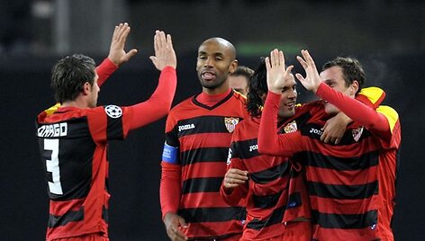 &bdquo;Sevilla&ldquo; Čempionų lygos G grupėje kol kas skina tik pergales