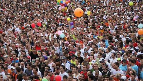 Tradiciniame Detroito maratone dalyvavo per 19 tūkst. bėgikų