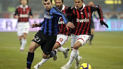 &bdquo;Inter&ldquo; įrodė savo prana&scaron;umą prie&scaron; &bdquo;Milan&ldquo; ir sutvirtino savo pozicijas &bdquo;Serie A&ldquo; vir&scaron;ūnėje