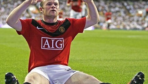 W.Rooney per 24 &scaron;iame sezone &bdquo;Premier&ldquo; lygoje sužaistas rungtynes jau pelnė 21 įvartį