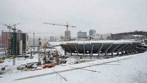 Olimpinio nacionalinio sporto centro stadiono Kijeve rekonstrukcijos darbai vėluoja 5 mėnesiais