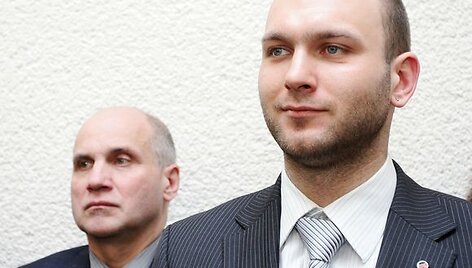 &bdquo;Lietuvos ryto&ldquo; vadovas J.Vainauskas (de&scaron;inėje) laukia įtemptos kovos