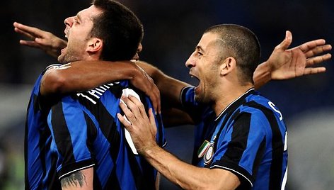 „Inter“ futbolininkų džiaugsmas