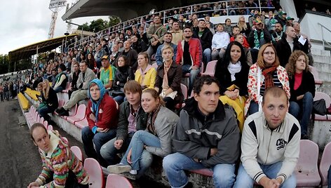 Senutėliame &bdquo;Žalgirio&ldquo; stadione susirinko rekordinis žiūrovų skaičius