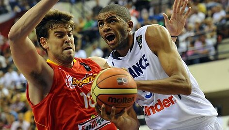 Prancūzai nuskriaudė pasaulio čempionus ispanus