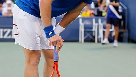 A.Murray'aus pasirodymas baigėsi