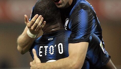 S.Eto'o ir G.Milito nugalėtojams pelnė po du įvarčius