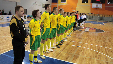 Lietuvos salės futbolo rinktinė.