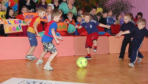 Akimirka i&scaron; praėjusių metų &bdquo;Futboliuko&ldquo; projekto