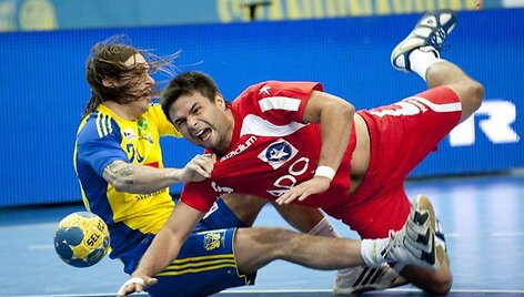 Čempionato atidarymo rungtynių akimirka.