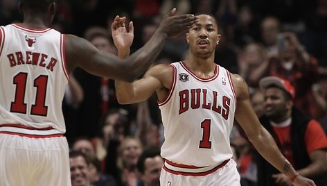 Derrickas Rose'as sužaidė rezultatyviausias savo rungtynes per karjerą NBA lygoje.