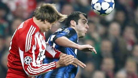 &bdquo;Inter&ldquo; didvyriu tapo Goranas Pandevas (de&scaron;inėje).