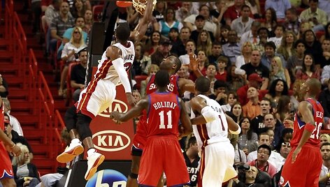 Dwyane'as Wade'as pelnė net 39 ta&scaron;kus.