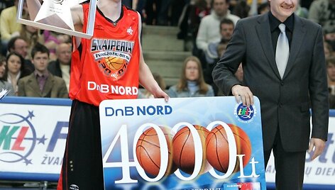 Gytis Sirutavičius triumfavo 2007 metų LKL &bdquo;Snaiperio&ldquo; konkurse.