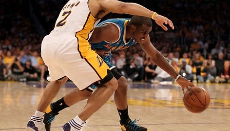 Chrisas Paulas ir &bdquo;Hornets&ldquo; pirmosiose ketvirtfinalio serijos rungtynėse nuliūdino &bdquo;Lakers&ldquo;