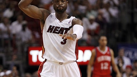 Dwyane'o Wade'o džiaugsmas.