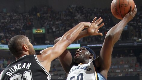 &bdquo;Grizzlies&ldquo; didvyriu tapo Zachas Randolphas.