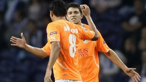 &bdquo;Apoel&ldquo; futbolininkų džiaugsmas.