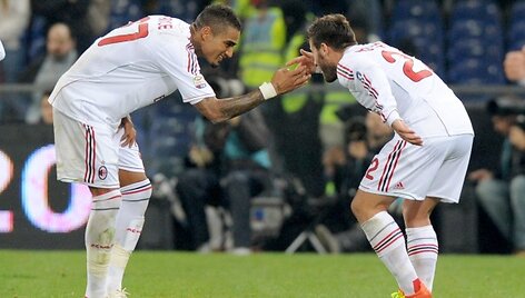 &bdquo;Milan&ldquo; futbolininkų džiaugsmas.