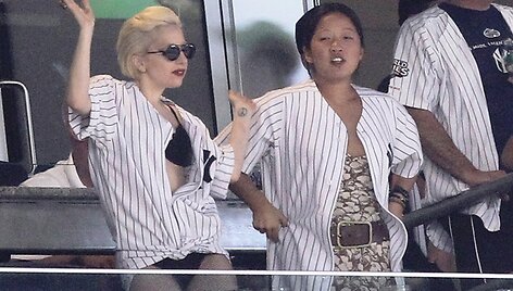 Lady GaGa &bdquo;Yankees&ldquo;  varžybose