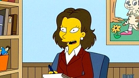R.Weisz įgarsinta psichologė &bdquo;Simpsonuose&ldquo;