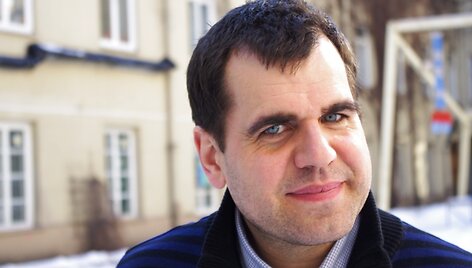 Juozas Žitkauskas teigė besididžiuojantis, jog gimė tą pačią dieną kaip bene garsiausias Lietuvos knygne&scaron;ys Jurgis Bielinis. 