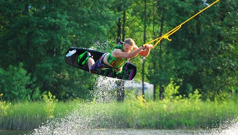 Vandelenčių sportą bus galima i&scaron;mėginti prie Vilniaus Salotės ežero.