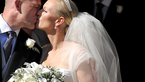 Zara Phillips ir Mike'as Tindallas