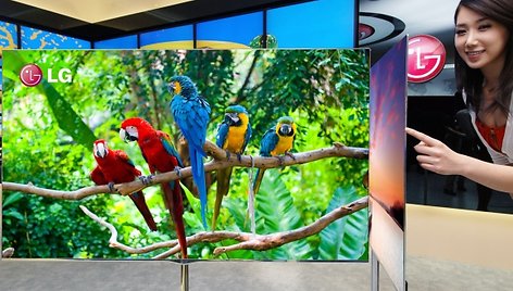 LG pristato 55 colių įstrižainės OLED televizorių