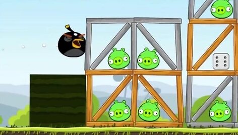 Žaidimo &bdquo;Angry Birds&ldquo; kadras
