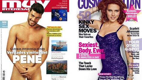 Žurnalų &bdquo;Muy Interesante&ldquo; (k.) ir &bdquo;Cosmopolitan&ldquo; vir&scaron;eliai. 