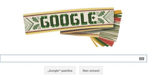 „Google“ sveikina lietuvius su vasario 16-ąja, Lietuvos valstybės atkūrimo diena