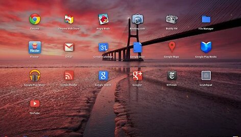 Naujoji &bdquo;Chrome OS&ldquo; operacinės sistemos grafinė sąsaja &bdquo;Aura&ldquo;