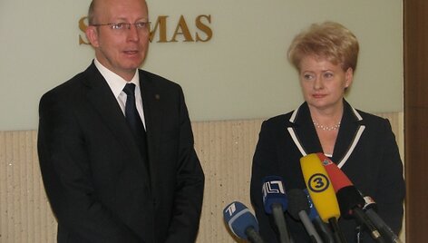 Dalia Grybauskaitė ir Arūnas Valinskas.