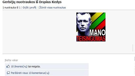 D.Kedys socialiniame tinkle.