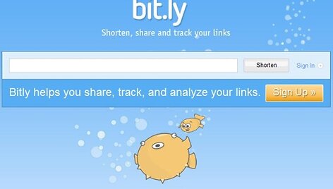 Bit.ly svetainė.