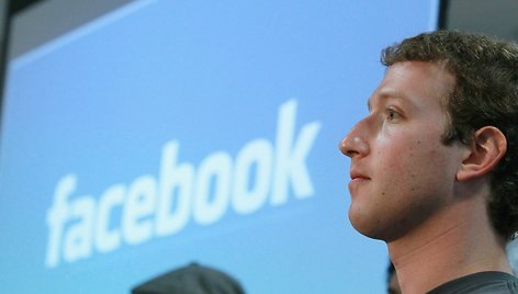 „Facebook“ įkūrėjas Markas Zuckerbergas.