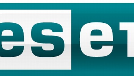 Kompanijos ESET logotipas