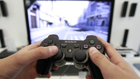 „PlayStation“ žaidimų konsolės pultas