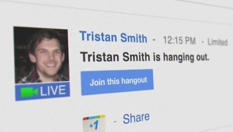 &bdquo;Google+&ldquo; bando suvilioti vartotojus tiesioginėmis vaizdo konferencijomis su draugais. 