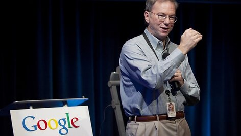 &bdquo;Google&ldquo; valdybos pirmininkas Ericas Schmidtas