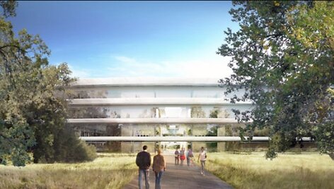 Būsimoji &bdquo;Apple&ldquo; būstinė &bdquo;Apple Campus 2&ldquo;.