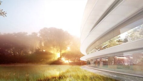 Būsimoji &bdquo;Apple&ldquo; būstinė &bdquo;Apple Campus 2&ldquo;.