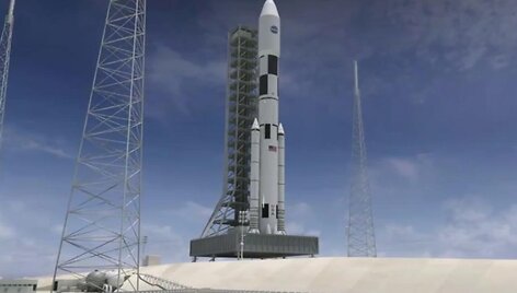 Naujoji NASA Kosminė Paleidimo Sistema (angl. &ndash; &bdquo;Space Launch System&ldquo;, SLS). 